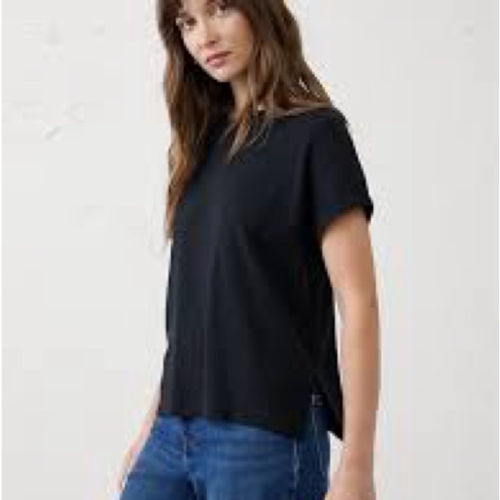NEW Banana Republic | Oversized Cotton Black Ribbed Top